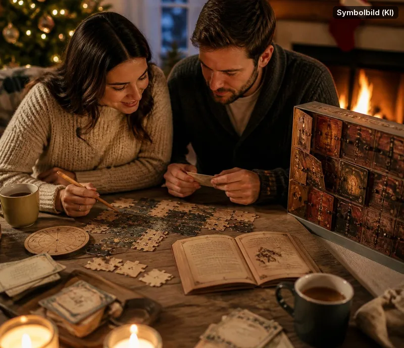 Symbolbild, mit KI erstellt: Rätsel-Adventskalender
