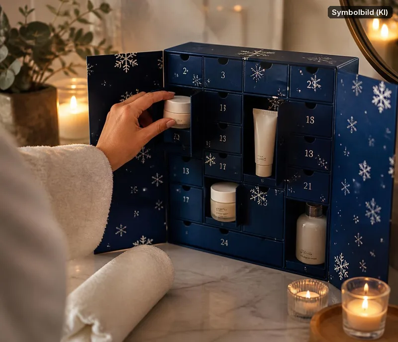 Symbolbild, mit KI erstellt: Beauty-Adventskalender
